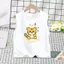 Phim hoạt hình Tiger Print Kids Basic Tee Trang phục mặc hàng ngày cho trẻ em đi học ngoài trời