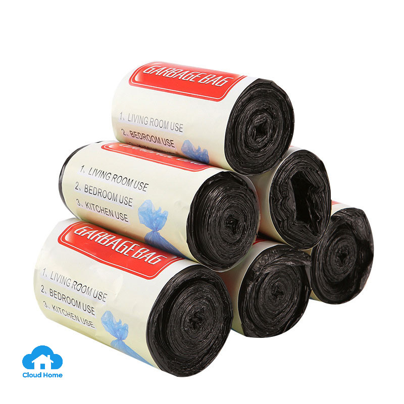 🌤️COD🌤️Bao Rác, Túi đựng rác ĐEN đựng NƯỚC lẫn rác DAI DÀY thân thiện HDPE không hôi TIẾT KIỆM 50cmx60cm