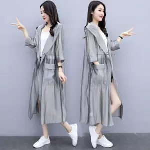 Quần áo chống nắng mỏng phù hợp cho nữ mùa hè Phong cách mới Phiên bản Hàn Quốc Thiết kế dài tay giữa