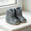 Bé Gái Bé Trai Mùa Đông Booties Thời Trang Chống Trơn Trượt Đế Mềm Móc Và Vòng Giày Đi Bộ Ấm Áp Dễ Thương
