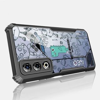 Ốp Điện Thoại Acrylic Cho Nubia Neo 5 Pro 5 3 2 1 4G 5G Ốp Lưng Nubia Neo 3 5 GT Với Họa Tiết Sang Trọng Khung Đen Siêu Mỏng Cứng Chống Trầy Xước Vỏ Bảo Vệ K07-10