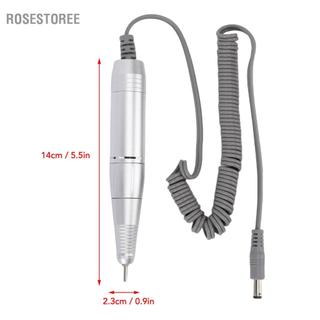 rosestoree HURRISE Bút khoan móng tay điện 35000 vòng / phút Tay cầm thay thế bột acrylic tẩy bột Gel đánh bóng Máy mài cầm tay Dụng cụ làm móng chân nghệ thuật