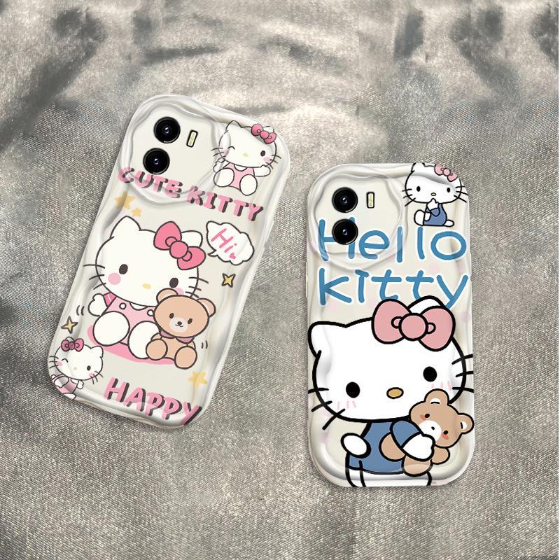 Thích Hợp Cho VIVO Y15S Y15A Y01 3D Bé Gái Mềm TPU Kitty Rilakkuma Ốp Điện Thoại Chống Sốc