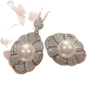 Châu Âu Mỹ ins Phong Cách Mới Đáy Đồng Vàng dát Ngọc Trai Phù Hợp Với Nữ 14mm
