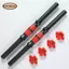 Thanh tập tạ 2 mảnh Thanh kết nối Thanh mở rộng Tay cầm có ren làm bằng thép PP chống trượt để rèn luyện sức mạnh an toàn