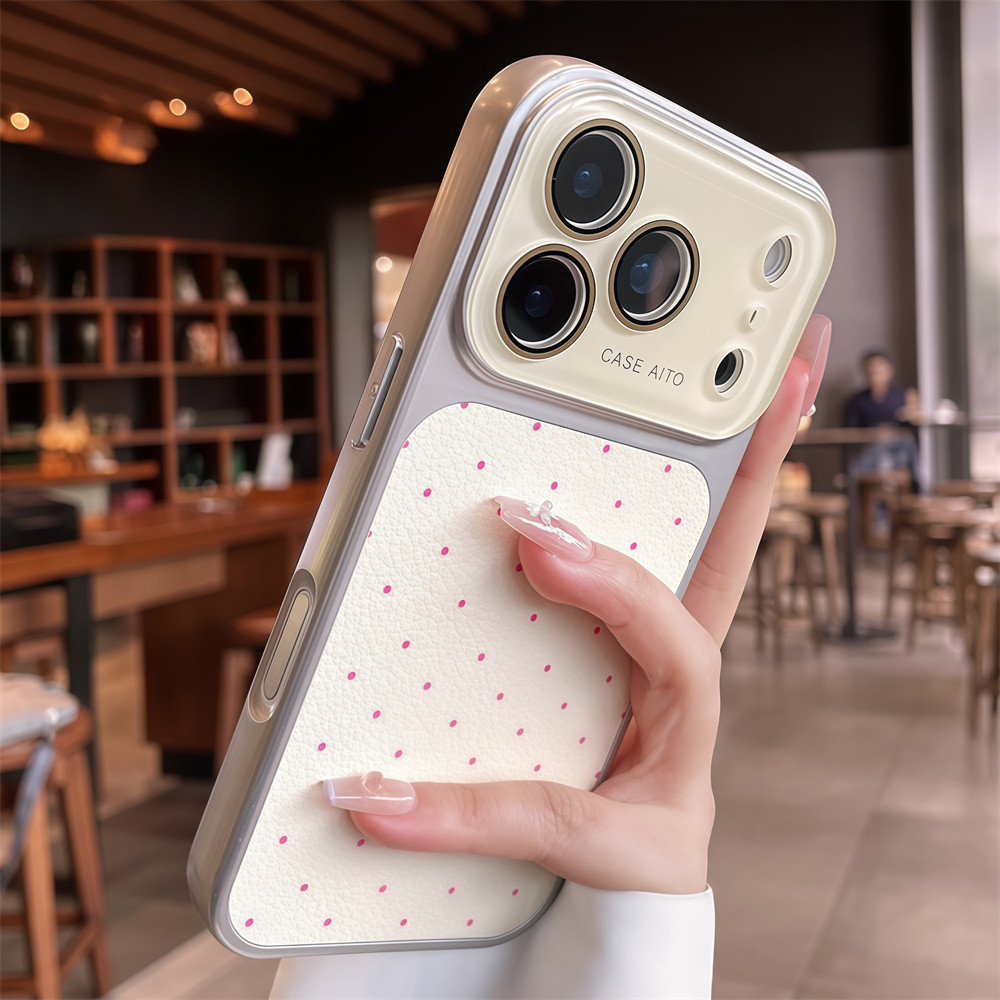 Ốp Điện Thoại Thời Trang Wave Point Cho iPhone 17 Pro Max 13 14 15 16 Pro Max Bao Gồm Bảo Vệ Ống Kính Máy Ảnh Vỏ Mềm Vỏ Điện Thoại Vỏ Bảo Vệ
