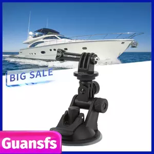 Guansfs Guansfs Giá đỡ máy ảnh gắn cốc hút Acouto - Giao diện vít 1/4in ổn định màu đen Thể thao & Kẹp