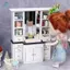 1 / 12 Nhà Búp Bê Thu Nhỏ Tủ Rửa Chậu Rửa Nội Thất Tủ Mini Trang Trí Giả Vờ Chơi Mô Phỏng Đồ Chơi Nội Thất