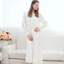 Váy ngủ retro vintage cho phụ nữ, bền chắc từ cotton trắng