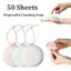 HFSHY 50 Cái / hộp Giấy Xà Phòng Dùng Một Lần Cho Du Lịch Xà Phòng Giấy Rửa Tay Mini Xà Phòng Thơm Lát Tấm Đồ Vệ Sinh Tắm VN