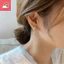 Dây chuyền bông tai nữ kim bạc với thiết kế ngôi sao xoắn ốc, cá tính và đa năng