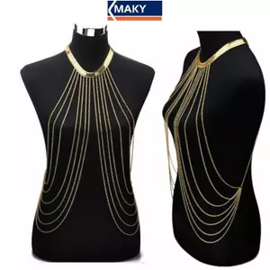 MAKY Hot - Dây xích cơ thể hợp kim, phụ kiện thời trang cho nữ