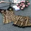 LUImo Bộ Đồ Ngủ ThờI Trang Thường Nhật Với Ren Khâu Da Báo In Gợi Cảm Cho Nữ