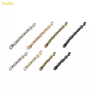 Dây chuyền túi kim loại hình hạt giống DIY Dây đeo túi xách Bộ mở rộng có khóa để đeo chéo Ví Túi đeo vai Dây đeo thay thế Sup