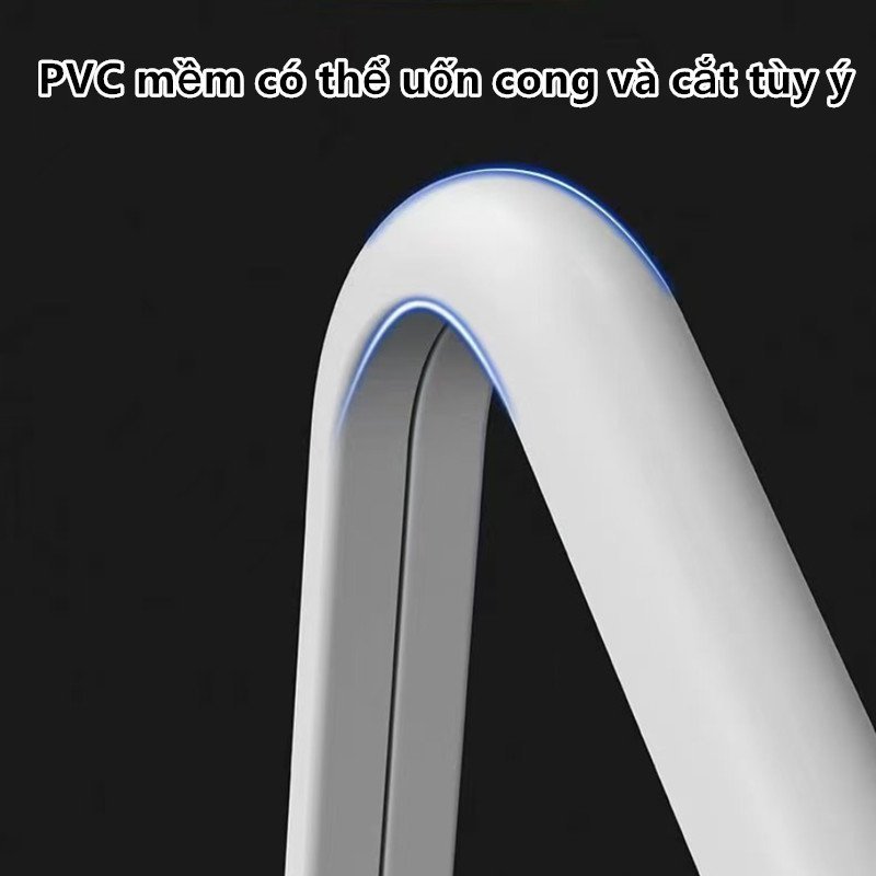 Khe Cắm Dây Tự Dính PVC Mềm Uốn Cong Cắt Tùy Ý Cách Điện An Toàn Chịu Mài Mòn Bảo Vệ Dây Điện Gọn
