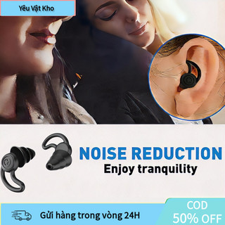 【COD】Nút bịt tai bơi màu đen dễ dàng vệ sinh, chống bám bẩn, tái sử dụng bền bỉ, thích hợp cho cả gia đình đi bơi.