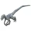 Takara Tomy Ania Jurassic World Blue (Snow Ver.) Animal Dinosaur Toy for Ages 3 and Up