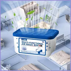 Hộp Bụi Tự Động Hút Tóc Loại Bỏ Bụi Máy Lọc Không Khí Cho Mèo Phòng Tắm Tủ Quần Áo Tầng Hầm Nhà Phòng Ô Tô RV mueadsyvn