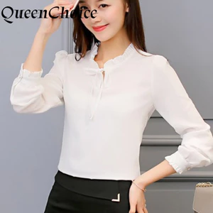 Áo Sơ Mi Nữ Tay Dài Nữ Công Sở Nữ Rời Thường Ngày Ngọt Ngào Chắc Chắn Áo Sơ Mi Áo Sơ Mi