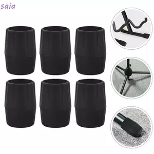 SAIA 1 / 6 Chiếc Đàn Guitar Đứng Chân Miếng Lót, Nội Thất Cao Su Silicon Chân Bao, Micro Guitar Giá Đỡ Bao Bọc Acoustic Chống Trơn Trượt Bảo Vệ Chân