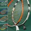 Nhãn dán đầu vợt tennis SAIA - Nhiều màu, chống trầy xước với vật liệu PU