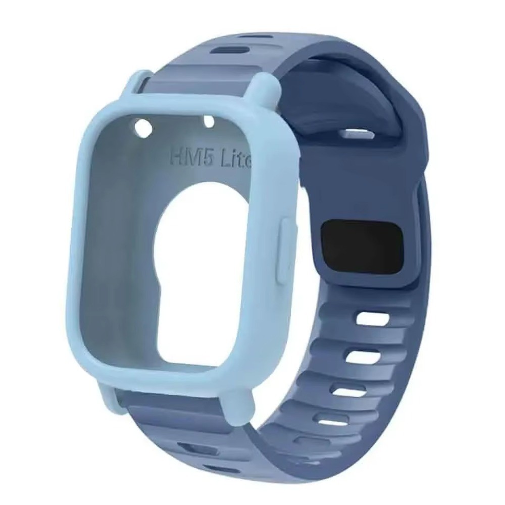 Dây đeo silicon + vỏ cho Redmi Watch 5 Active / Lite thể thao thay thế vỏ cản bảo vệ mềm