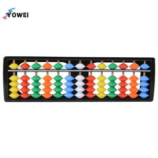 YOWEI 13 chữ số Cột Soroban Bàn tính Công cụ đếm toán học để dạy trẻ em Học tập lớp học số học VN