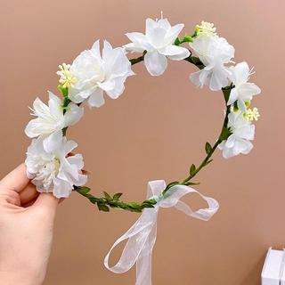 Vòng hoa mũ phong cách mới cho ngày lễ - Hoá thân thành công chúa với phụ kiện tóc 5A6X
