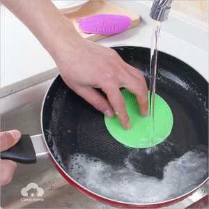 Bàn chải rửa chén đa năng bằng PVC, dụng cụ vệ sinh nhà bếp, khăn lau chống dính, khăn lau dầu mỡ, bàn chải làm sạch bát