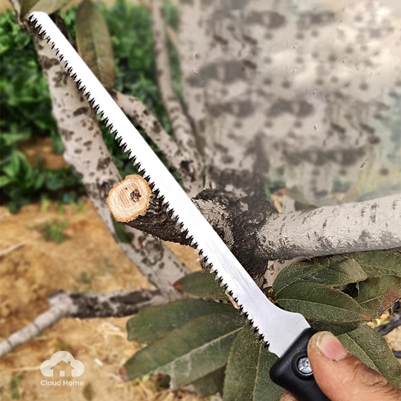 🌤️COD🌤️Cưa nhỏ, cưa cầm tay, cưa mộc, thép carbon cao SK5, cắt mượt,Cưa tỉa cành cây dùng trong nhà