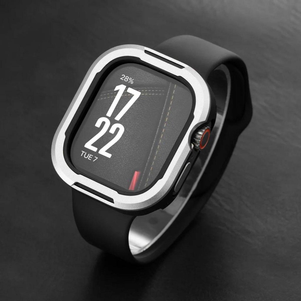Ốp lưng hợp kim + TPU tương thích cho Apple Watch Series 11 / 10 42mm 46mm Ultra3 / 2 49mm 9 8 7 6 5 4 41 45mm 44 40mm
