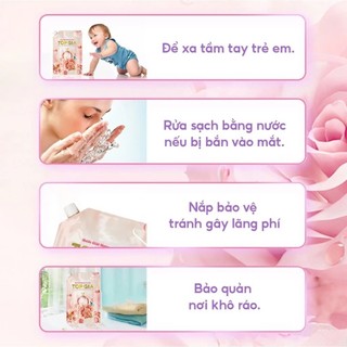 [COMBO 2 TÚI] Nước Giặt Xả TopGia Hương Hoa Nắng và Đắm Say Túi 2l Giúp Làm Sạch Khuẩn Lưu Hương 72H