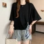 Áo thun ngắn tay dành cho nữ, thời trang mới mùa hè, dáng rộng và giản dị, áo thun giảm béo dành cho nữ