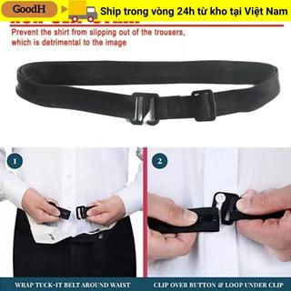 Dây thắt lưng GOODH, Dây thun Nylon chống nhăn, Áo sơ mi chống trượt dành cho doanh nhân Giữ đai tốt nhất