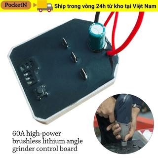 Bảng điều khiển máy mài góc POCKETN, Bảng mạch Công cụ điện Công tắc tốc độ, Công tắc tốc độ bộ điều khiển Bảng cờ lê điện Lithium không chổi than Máy mài góc điện