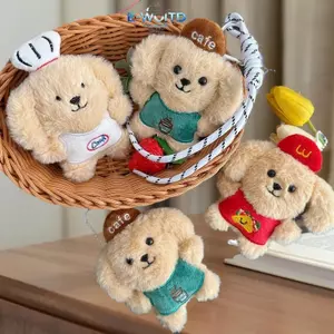 E-WOITD Hoạt Hình Sang Trọng Búp Bê Chó Con Mặt Dây Chuyền Búp Bê Dễ Thương Trang Trí Mặt Dây Chuyền Bapa Mặt Dây Chuyền Trang Trí Quà Tặng E-WOITD
