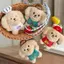 E-WOITD Hoạt Hình Sang Trọng Búp Bê Chó Con Mặt Dây Chuyền Búp Bê Dễ Thương Trang Trí Mặt Dây Chuyền Bapa Mặt Dây Chuyền Trang Trí Quà Tặng E-WOITD