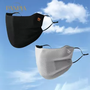 PNPIA- Mặt nạ chống nắng cho nam giới Có thể tái sử dụng Tấm chắn mặt UV thoáng khí Màu trơn Mặt nạ có thể giặt được Mùa hè Đi xe đạp Mặt nạ
