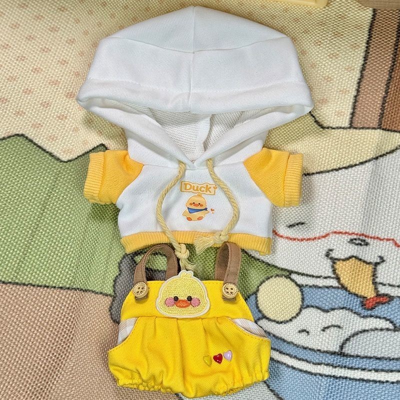 20cm Quần Áo Cho Bé Hợp Thời Trang Vịt Vàng Áo Phù Hợp Với Cơ Thể Thường Béo Cơ Thể Búp Bê Trang Phục Quần Áo Không Có Thuộc Tính