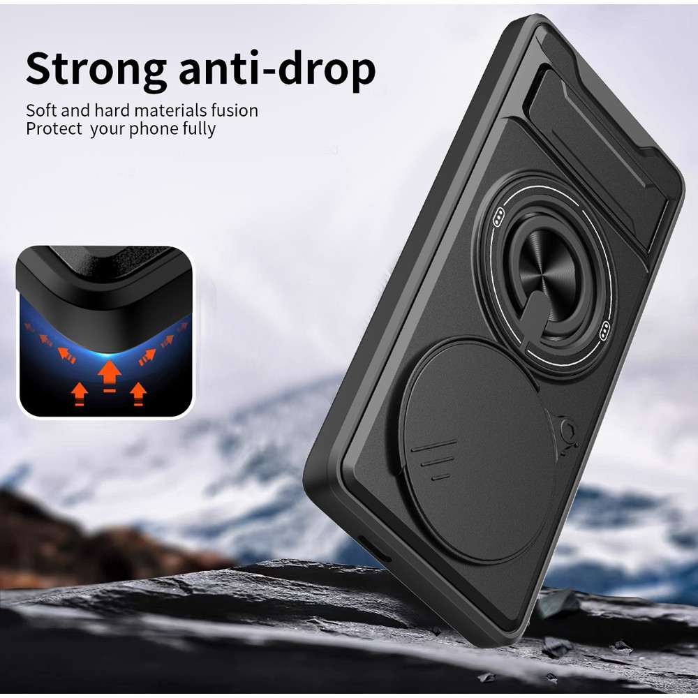 Thích hợp cho Honor X9B X9A X9C Smart X9D X9 5G Dây buộc 360 Ring Stand Vỏ điện thoại có vỏ máy ảnh Gắn trên ô tô từ tính Vỏ bảo vệ toàn diện chống sốc
