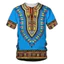 Mùa Hè Nam Châu Phi Dashiki Áo Thun Truyền Thống Tay Ngắn Cổ Điển Dạo Phố Phong Cách Dân Tộc