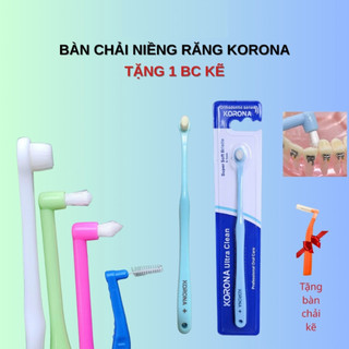 Bàn chải niềng răng, bàn chải đầu nhỏ, bàn chải mắc cài, chải răng hàm, kẽ răng vệ sinh răng miệng răng niềng