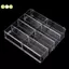 Màn hình Acrylic có thể gập lại với hộp trưng bày 8 khe cắm cho ô tô đồ chơi đúc khuôn đứng trên văn phòng tại nhà Đẹp