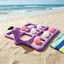 Trò chơi bể bơi bơm hơi PVC Flamingo Bảng nổi ngoài trời Vòng ném hoạt động cho sân sau tiệc nghỉ mát gia đình công viên