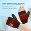 Găng tay sưởi ấm bằng điện Găng tay sưởi ấm có thể sạc lại Nẹp tay giữ nhiệt chống gió để đi bộ đường dài ngoài trời Đi xe đạp