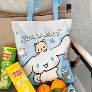 Hoạt Hình Hoạt Hình Sẵn Có Túi Vải Di Động Sanrio Kuromi Quế Chó Dễ Thương Cram Trường Túi Vải Mùa Hè AF5P
