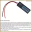 2 Chiếc Chỉ Báo Mức Pin 3S Pin Lithium Ternary Lithium Iron Phosphate Đồng Hồ Hiển Thị Dung Lượng Pin Dẫn