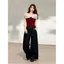 Khâu thiết kế hoa thời trang dành cho nữ Áo thun ngắn tay cổ mùa hè phong cách mới 2026 Slim-Fit