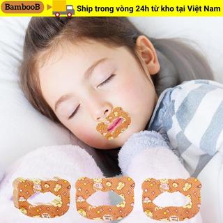 BAMBOOB 30 băng dán miệng vải không dệt hỗ trợ thở, cải thiện giấc ngủ, giảm ngáy