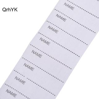Nhà Máy Thời Trang Trắng Có Thể Giặt Sắt Trên Tên Nhãn Vải May Thẻ Đánh Dấu Bộ Quần Áo QrhYK